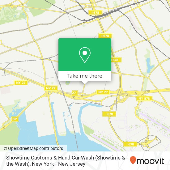 Showtime Customs & Hand Car Wash (Showtime & the Wash) map