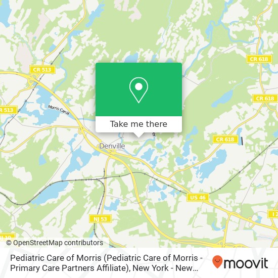 Pediatric Care of Morris (Pediatric Care of Morris - Primary Care Partners Affiliate) map