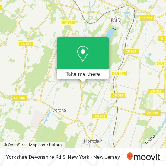 Mapa de Yorkshire Devonshire Rd S