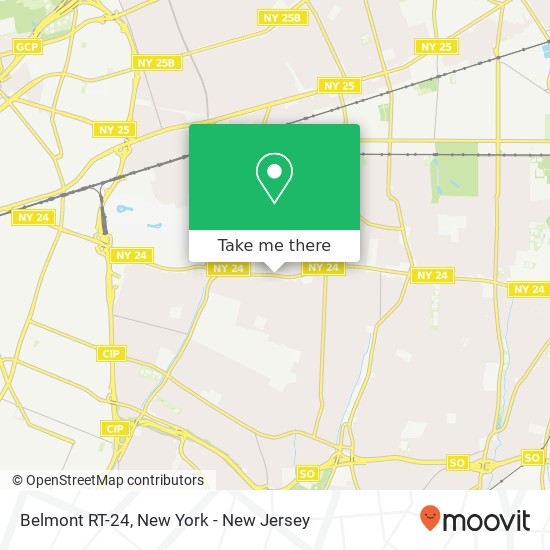 Belmont RT-24 map