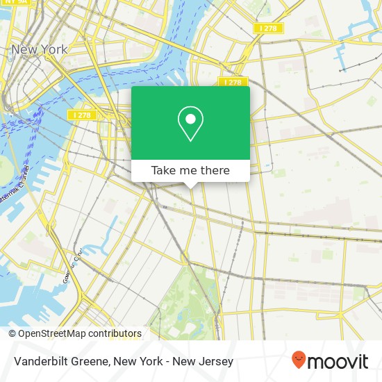 Mapa de Vanderbilt Greene