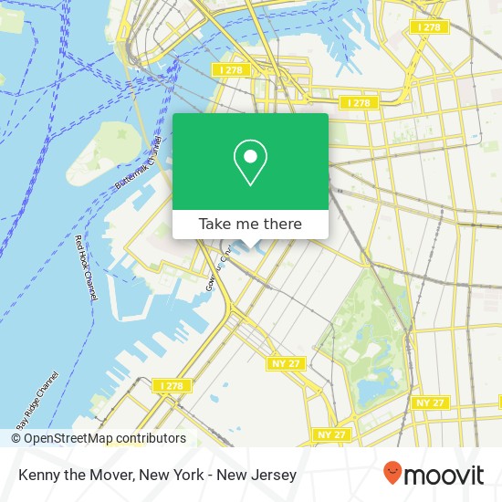 Kenny the Mover map