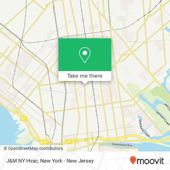 J&M NY Hvac map