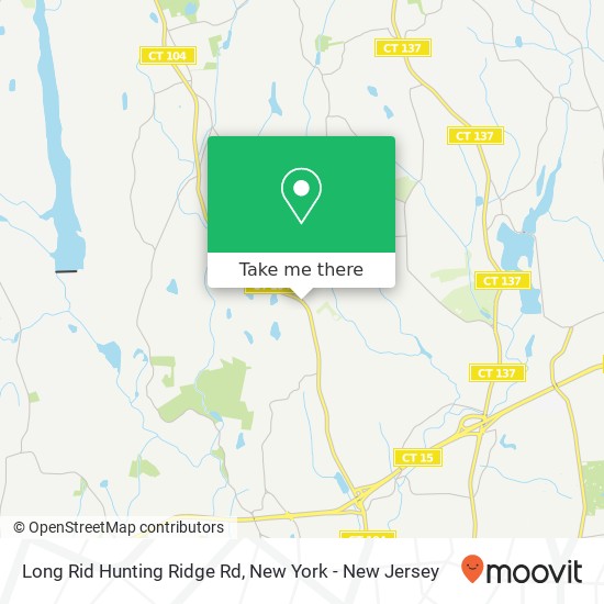 Mapa de Long Rid Hunting Ridge Rd