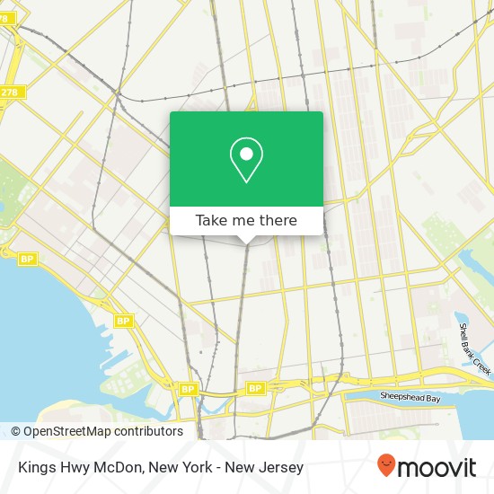 Mapa de Kings Hwy McDon