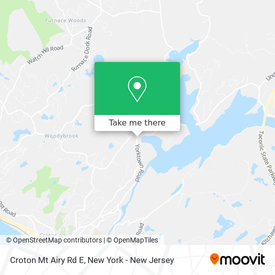 Mapa de Croton Mt Airy Rd E