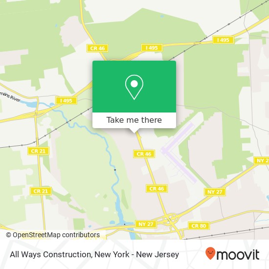 All Ways Construction map