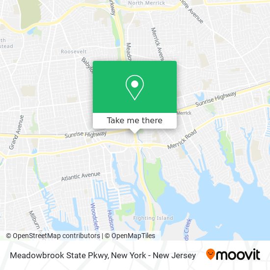 Meadowbrook State Pkwy map