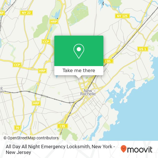 All Day All Night Emergency Locksmith map