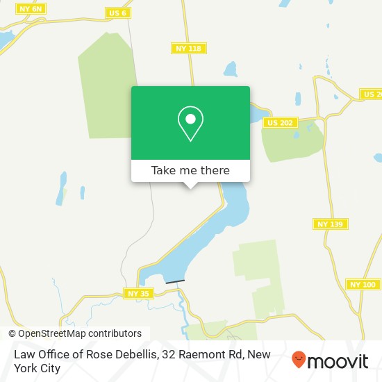 Mapa de Law Office of Rose Debellis, 32 Raemont Rd