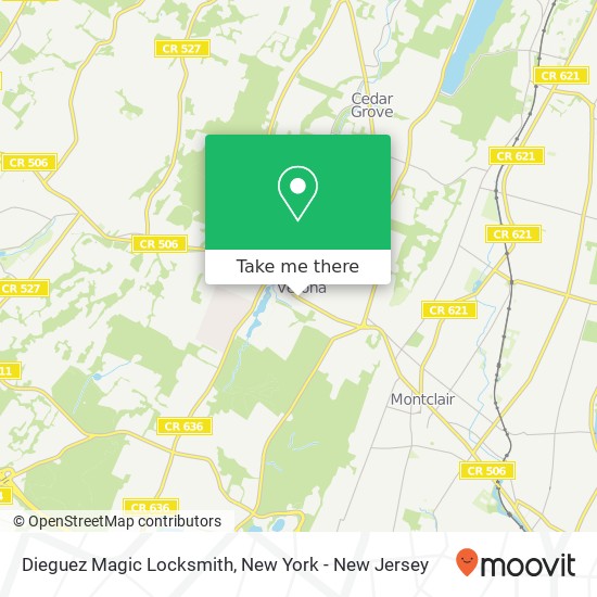 Dieguez Magic Locksmith map