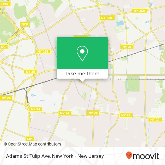 Mapa de Adams St Tulip Ave