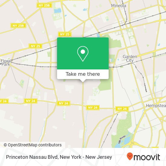 Princeton Nassau Blvd map