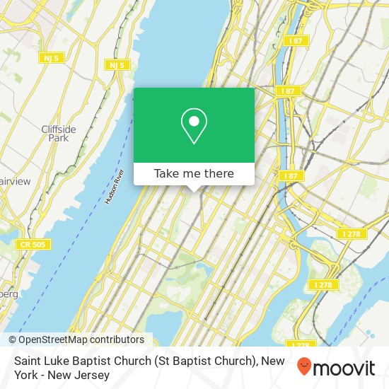 Saint Luke Baptist Church (St Baptist Church) map