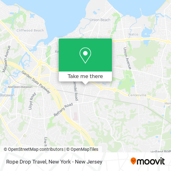 Mapa de Rope Drop Travel