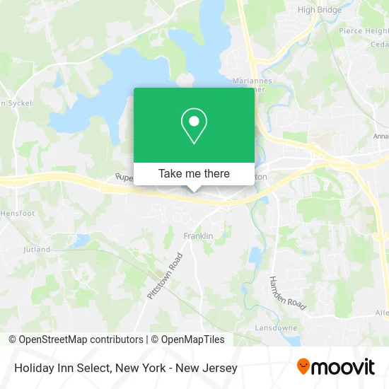 Holiday Inn Select map