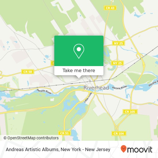 Andreas Artistic Albums map
