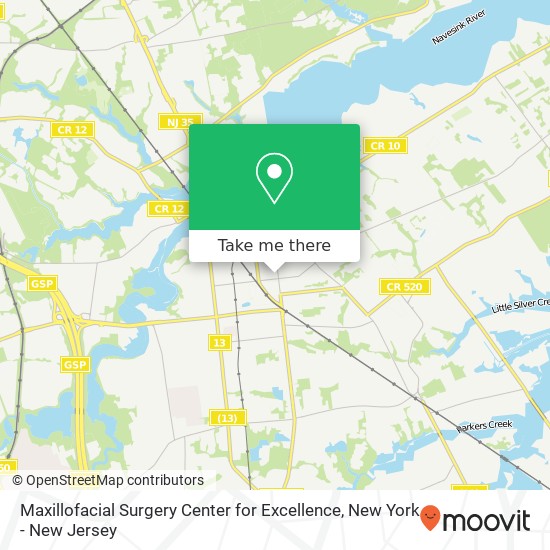 Mapa de Maxillofacial Surgery Center for Excellence