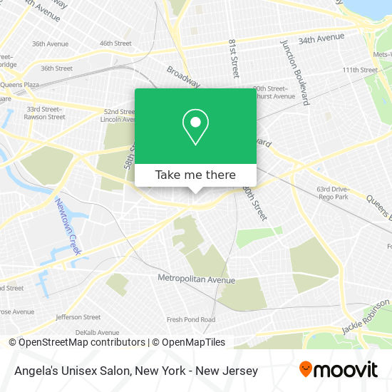 Mapa de Angela's Unisex Salon