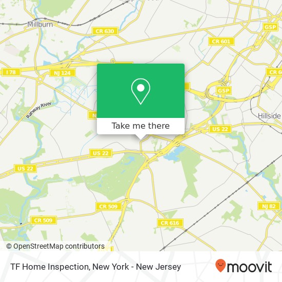 TF Home Inspection map
