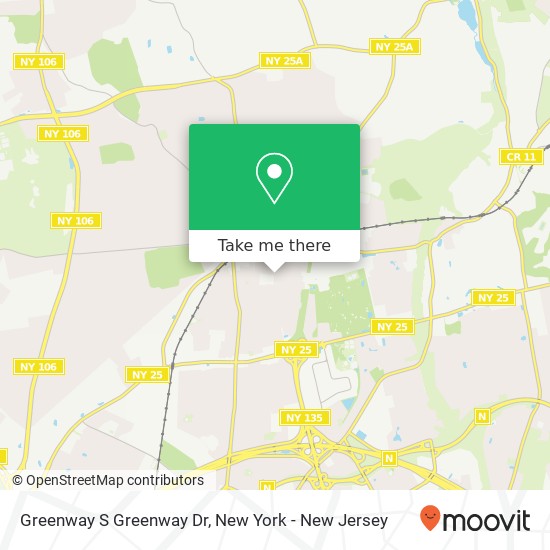 Mapa de Greenway S Greenway Dr