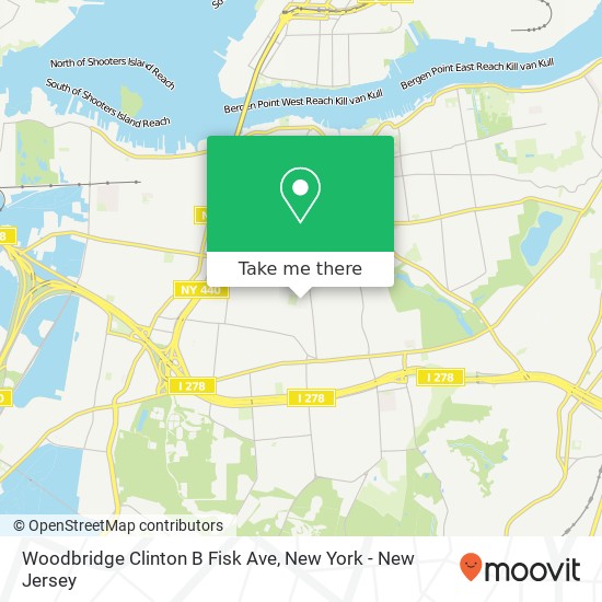 Mapa de Woodbridge Clinton B Fisk Ave