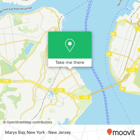 Marys Bay map