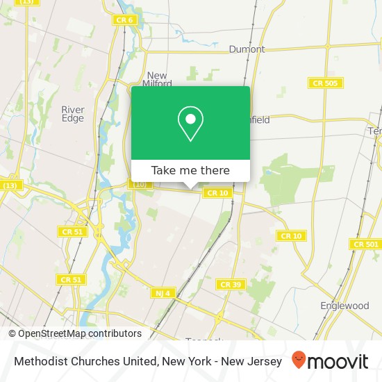 Mapa de Methodist Churches United