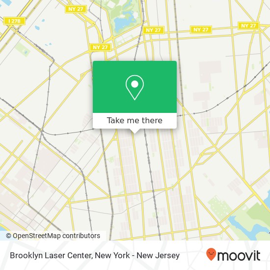 Mapa de Brooklyn Laser Center