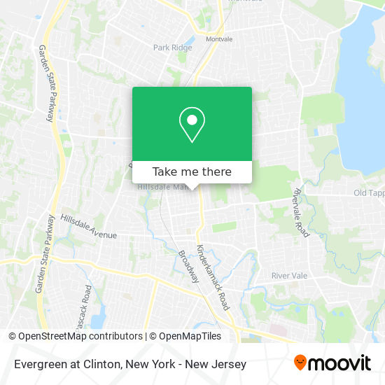 Evergreen at Clinton map
