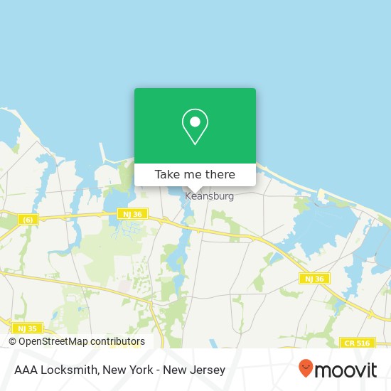 AAA Locksmith map