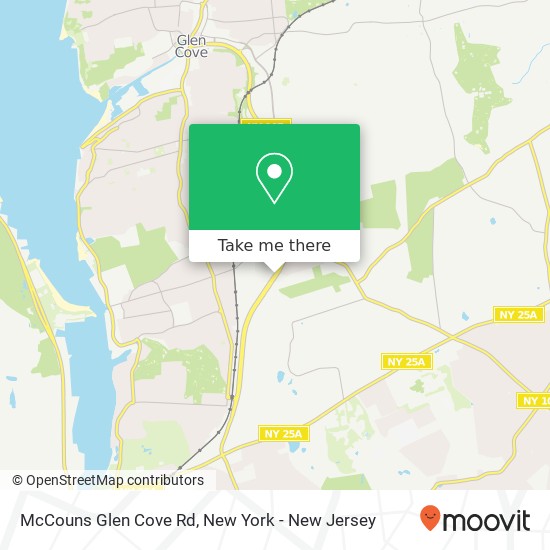 Mapa de McCouns Glen Cove Rd