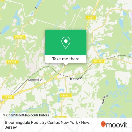 Bloomingdale Podiatry Center map