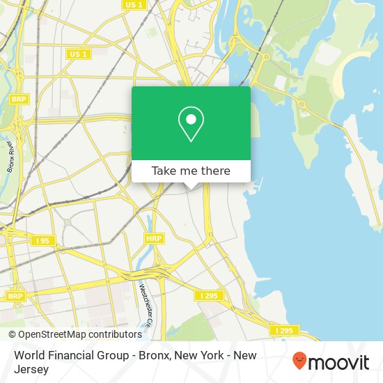 Mapa de World Financial Group - Bronx