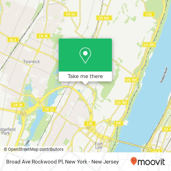Mapa de Broad Ave Rockwood Pl