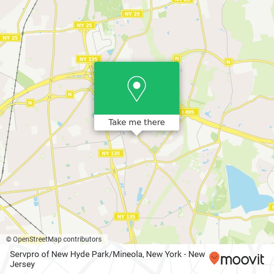 Servpro of New Hyde Park / Mineola map