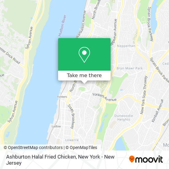 Ashburton Halal Fried Chicken map