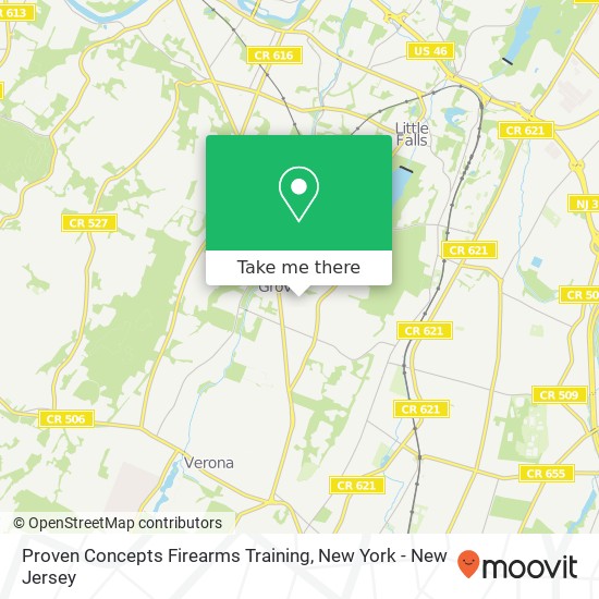 Proven Concepts Firearms Training map