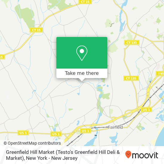 Greenfield Hill Market (Testo's Greenfield Hill Deli & Market) map