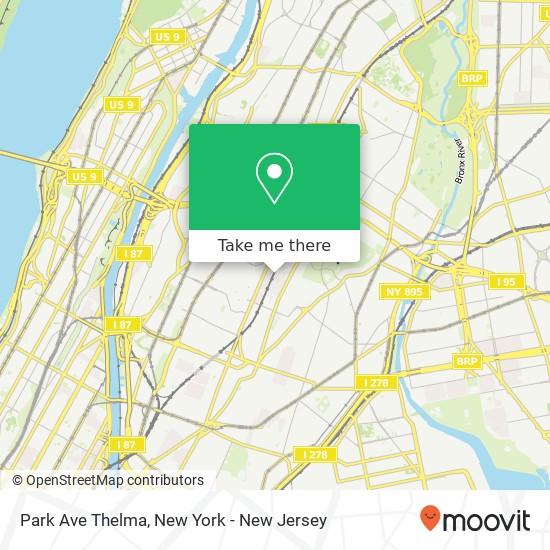 Mapa de Park Ave Thelma