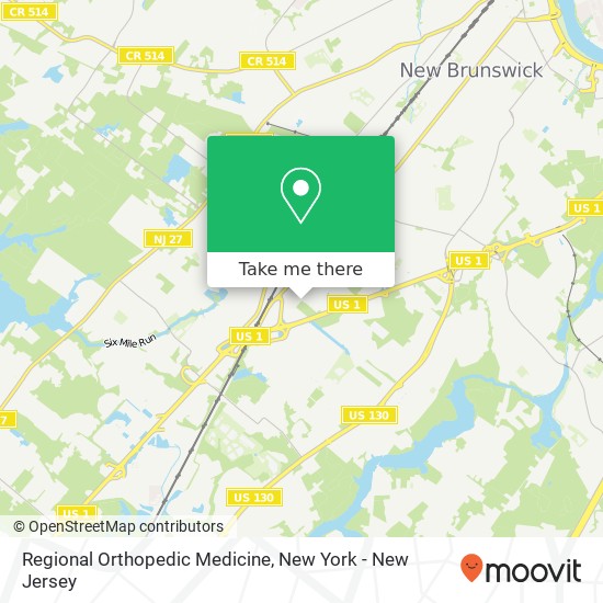 Mapa de Regional Orthopedic Medicine