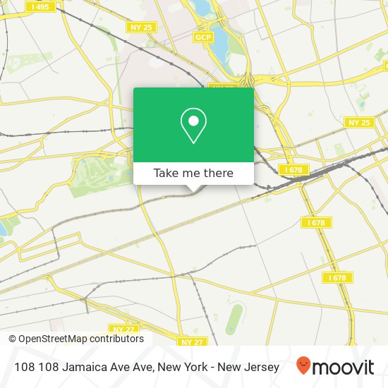 Mapa de 108 108 Jamaica Ave Ave