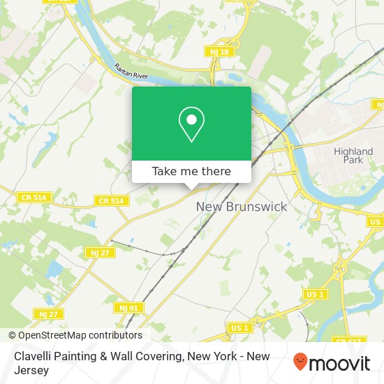 Clavelli Painting & Wall Covering map