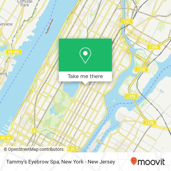 Tammy's Eyebrow Spa map