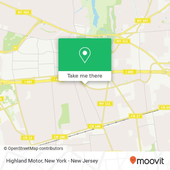 Highland Motor map