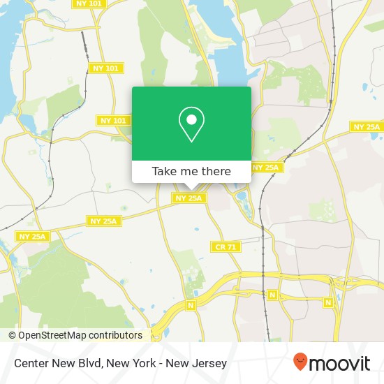 Center New Blvd map