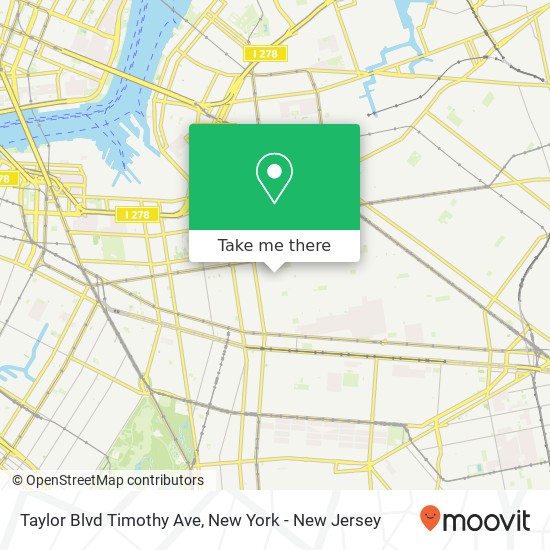 Taylor Blvd Timothy Ave map