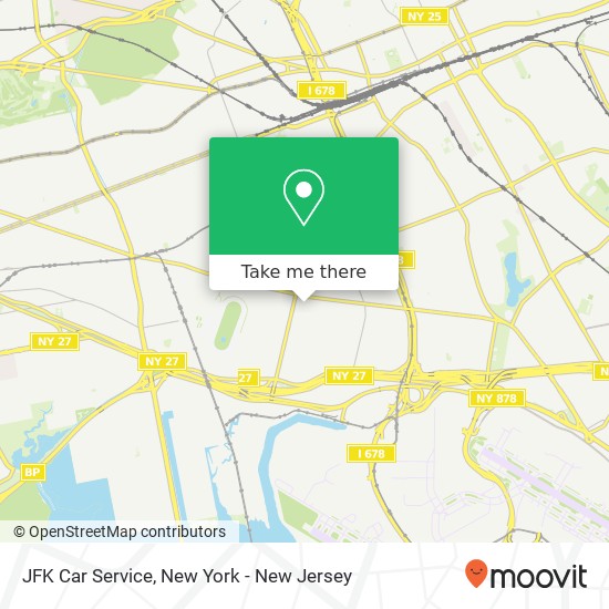 JFK Car Service map