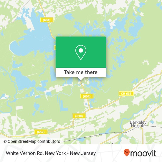 White Vernon Rd map