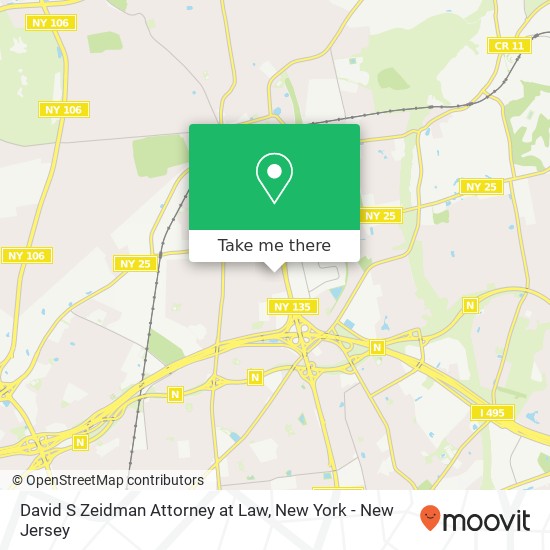 David S Zeidman Attorney at Law map